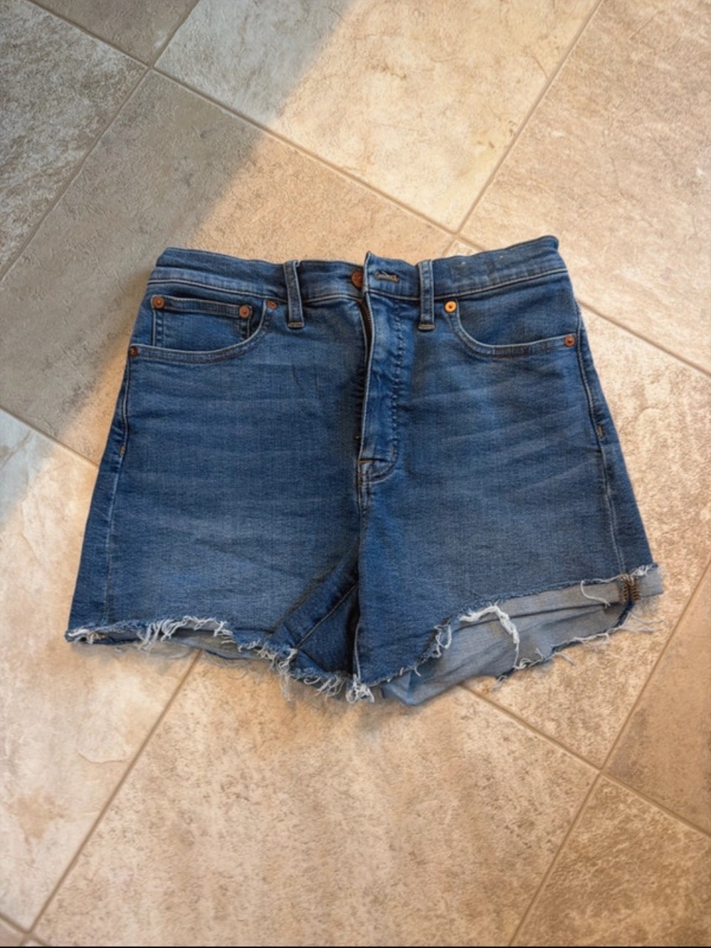 Madewell High-Rise Denim Shorts Size 27